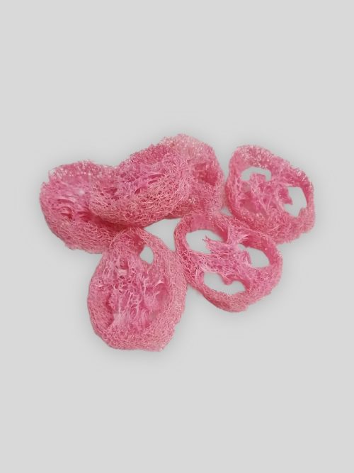 Luffa szeletek - rózsaszín