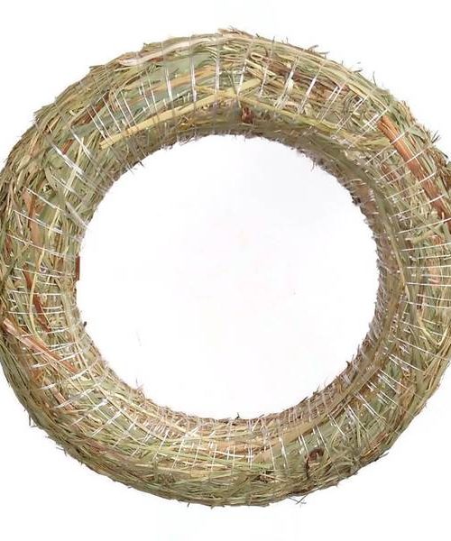 Széna koszorúalap 30 cm-es
