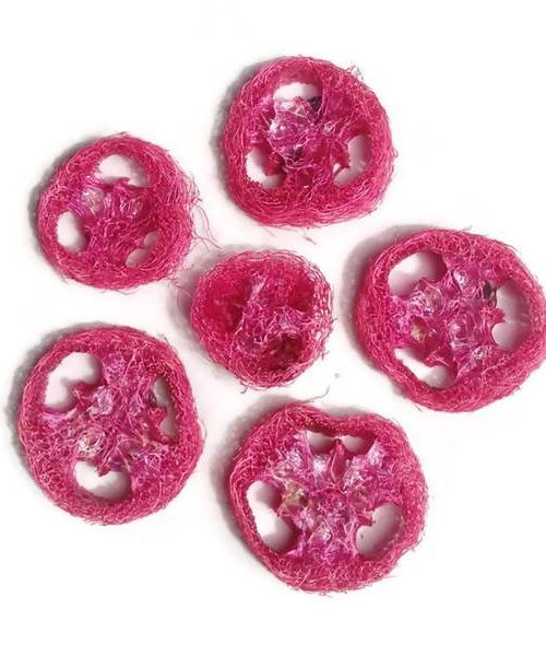 Luffatök szeletek (ciklámen)