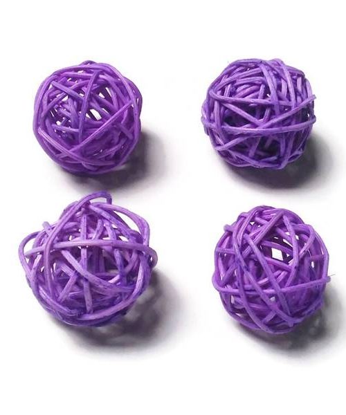 Rattan golyó - lila