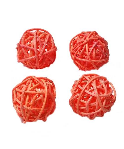 Rattan golyó - narancs