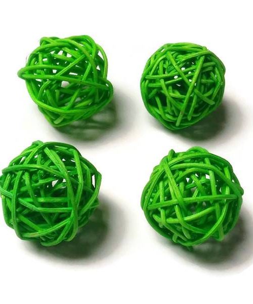 Rattan golyó - zöld