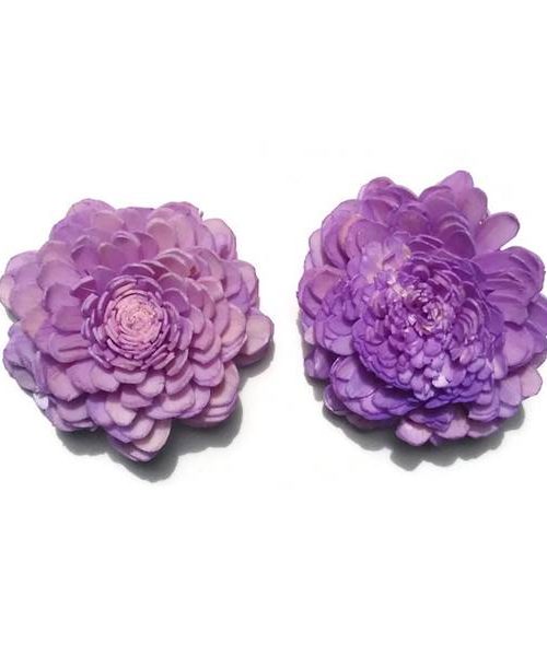 Ming boglárka fej 8cm lila