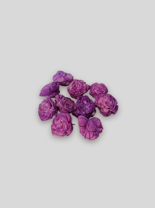 Ming boglárka fej 2cm lila