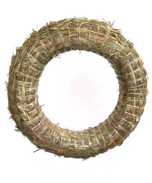 Széna koszorúalap 20 cm-es