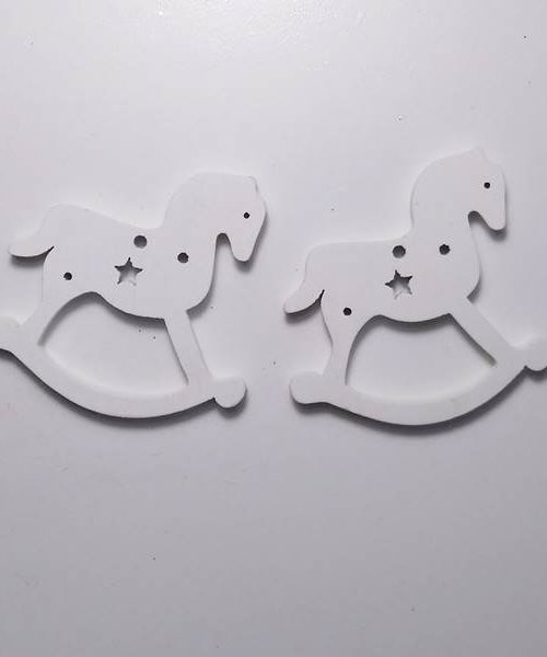 Fa dekor csillagos hintaló