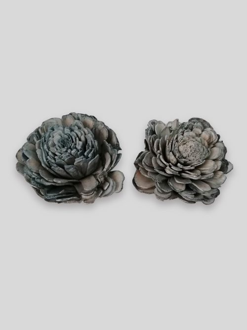 Ming boglárka fej 8cm szürke