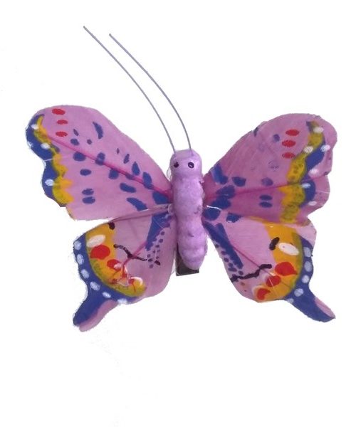 Lepke csipeszes (lila)