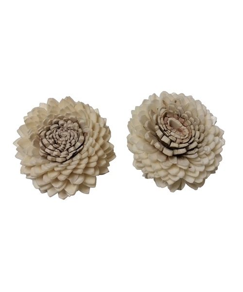 Ming boglárka fej 6 cm fehér