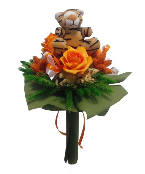Ballagási csokor tigrissel