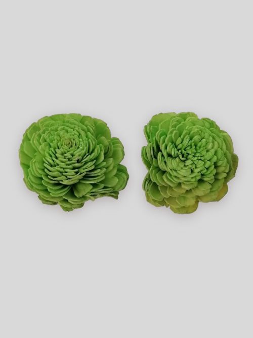 Ming boglárka fej 8cm zöld