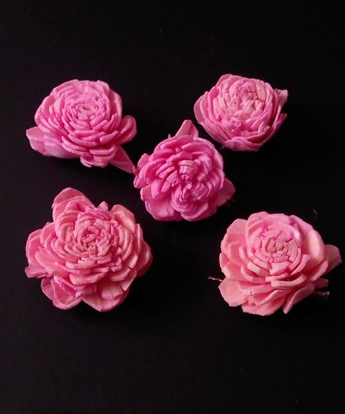 Ming boglárka fej 4cm rózsaszín