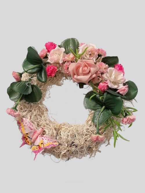 Tavaszi koszorú (rózsaszín)
