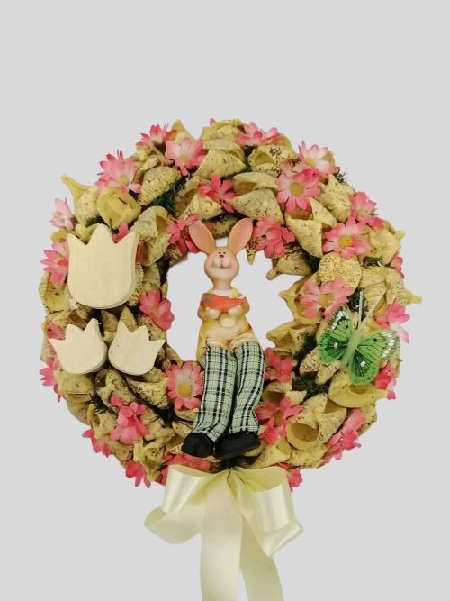 Húsvéti kopogtató fa tulipánokkal