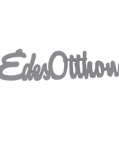 Édes otthon felirat (szürke)